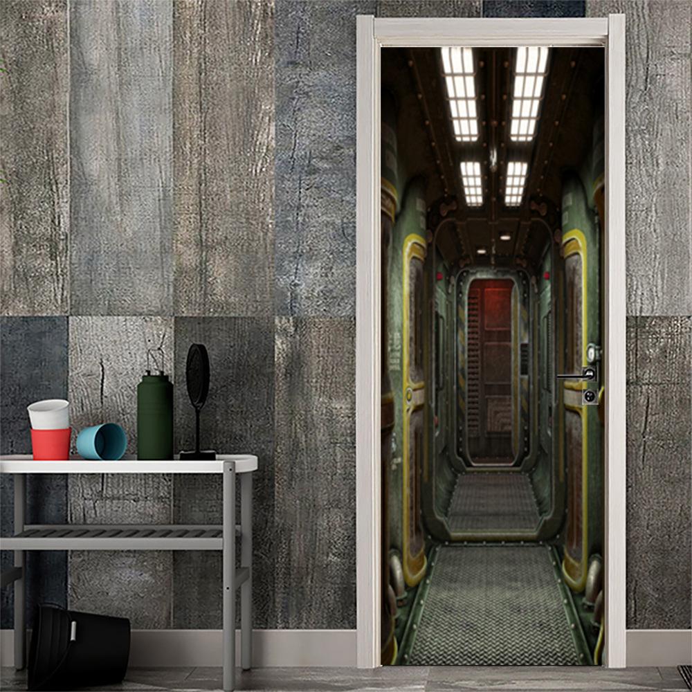 Cross-Border Self-Adhesive Removable Door & Wall Sticker for Rental Room Renovation.