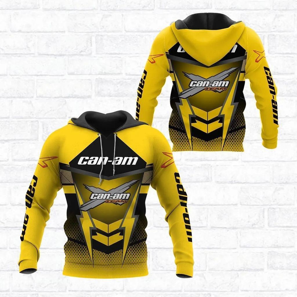 Brp Can-am 3D Print Pullover Newest Off-road Racing Car Unique Men/Women Cozy Harajuku Casual Streetwear Hoodies Sweatshirt Tops