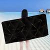 Black Matte Big Microfiber Beach Towels Quick Dry Towel Sand Beach Towels Pool Towel for Travel Swim Pool Yoga