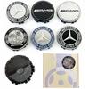 4PCS 75mm Car Floating Wheel Center Hub Caps Cover for Mercedes Benz B/C/E/S Class A Class C200L  GLK GLC CLA Accessories. TV1
