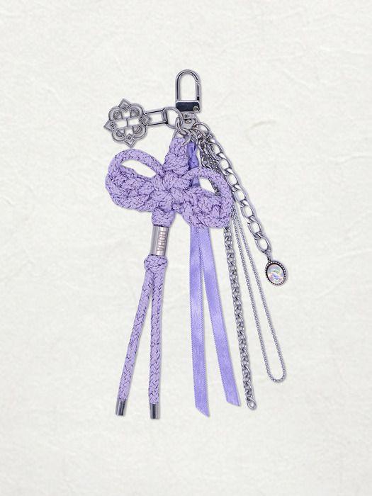 

H,apply Hapli x Doha Mini Norigae Keyring Purple purple