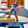 LEGO® Marvel 76258 La Figurine de Captain America avec Bouclier, Jouet et Décoration Avengers