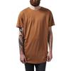 T-shirt long - Urban Classics - SHAPED - 100% coton - Marron - Manches longues