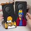Fun S-simpsons Case for Honor Magic5Lite X7 X6 90 X5b X9a 8X X8 70 200 400 Lite Funda Phone Cover