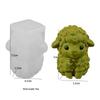 3D Fluffy Sheep Silicone Mold Cute Lamb Candle Making Mould for Soap Resin Plaster DIY Craft Decor
