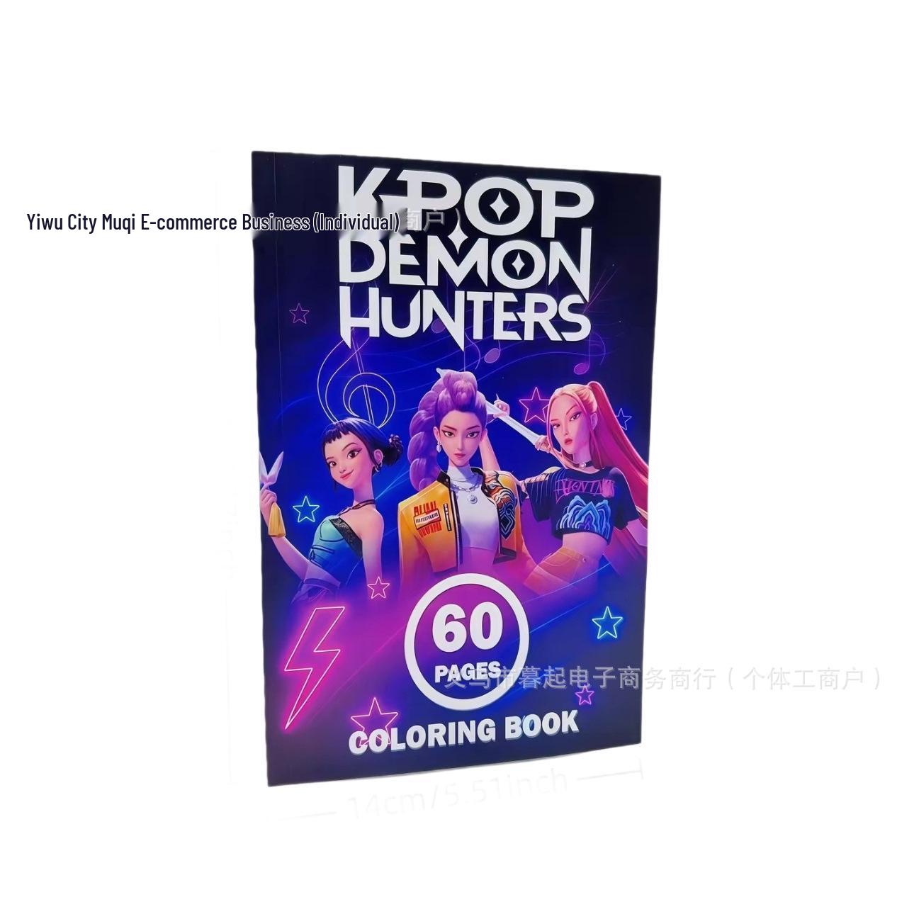 Devil Hunter K-pop Coloring Book: The Perfect Fan Gift