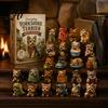 24 Days Countdown Calendar 2026 Dog Christmas Advent Calendar Puppy Figures Interactive Holiday Toy Set 2D Acrylic Cute Collectible Ornaments