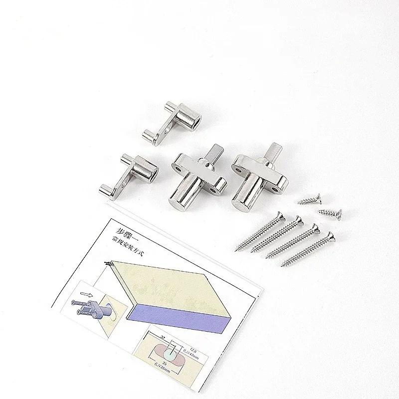Dressing Table Hydraulic Hinge Invisible Hinge for Dresser Table Vanity Top Hidden Hinge Makeup Table with Damping Buffer