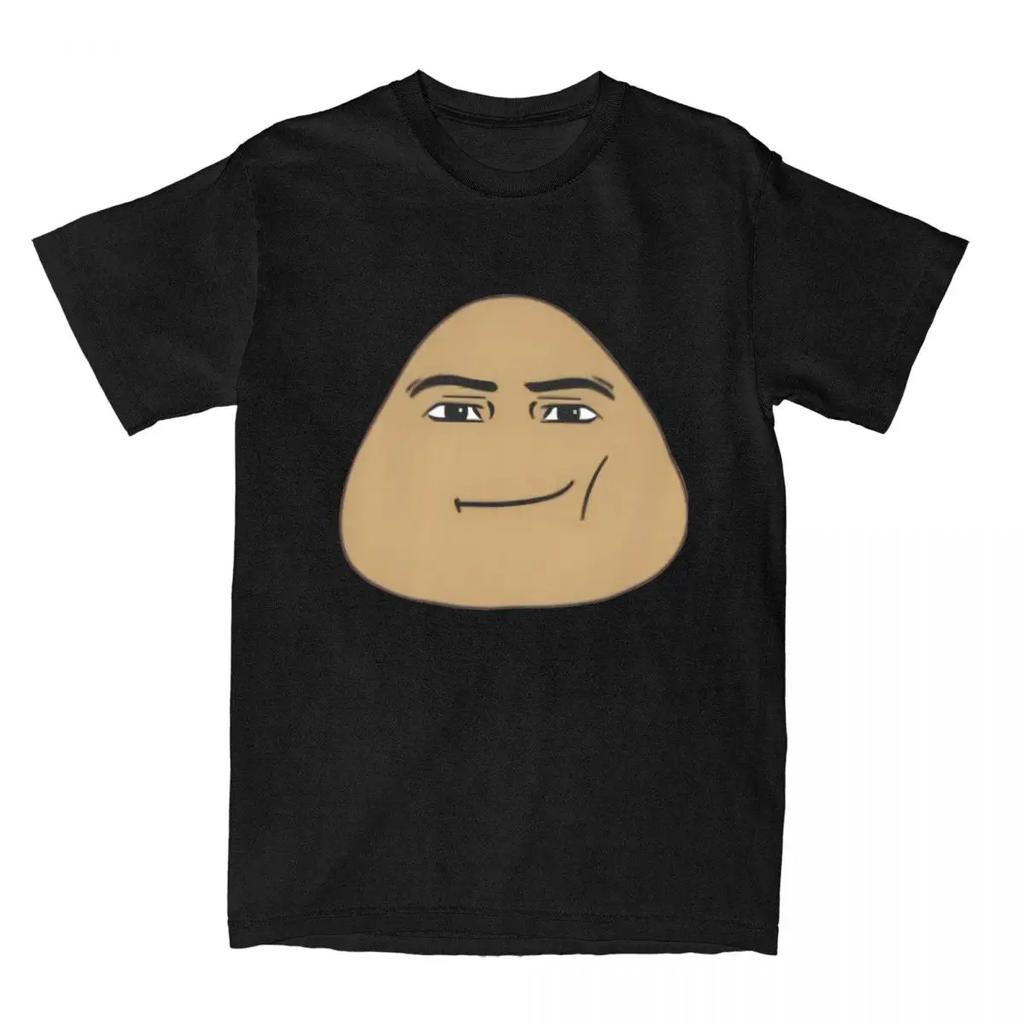 UnisexCartoon Game The Maw My Pet Alien Pou Meme T Shirt Apparel Funny 100% Cotton T-shirt Clothes Vintage Tee Shirt Printed