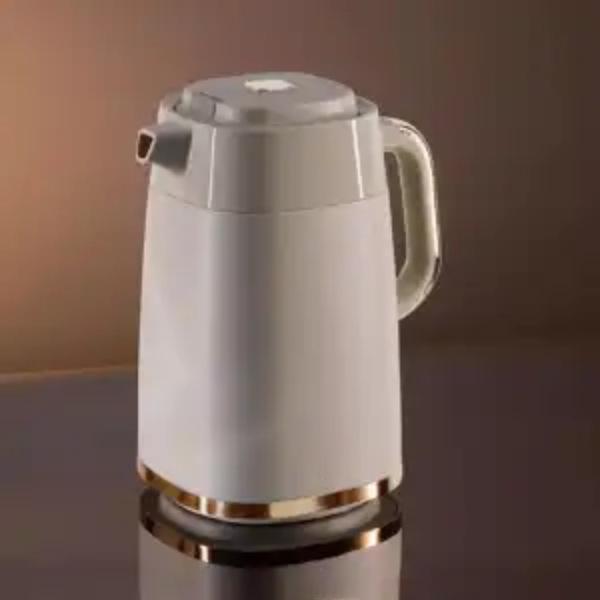 Large Capacity Insulated Red Thermos Flask with Flip-Top and Inner Glass Liner 1.5L