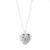 European and American Valentine's Day jewelry high-end love necklace creative gift peach heart photo frame pendant collarbone chain women