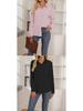 Women's Solid Color Long Sleeve Casual Lapel Shirt - New Spring/Summer Fashion