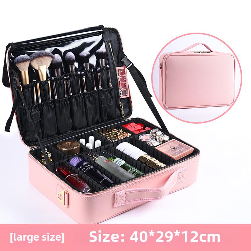 Large Capacity Portable Makeup and Nail Art Organizer