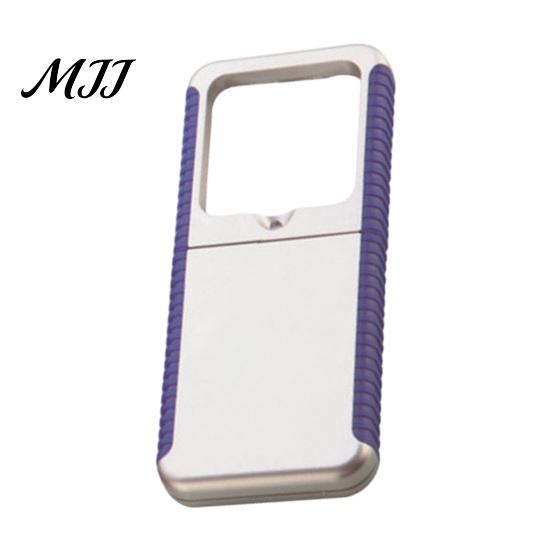 Easy to Hold Magnifying Glass Portable with LED Light, Retractable High-Clarity Lighted for Seniors, Handheld Magnifier Reading and Crafting