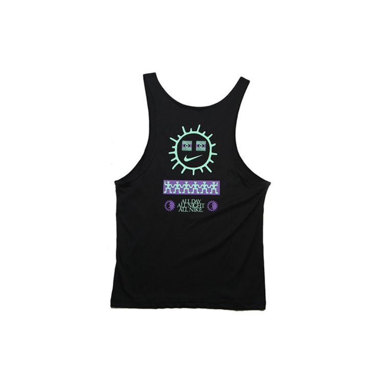 Nike Sportsklær Basketballtrykk Tanktopp Herre Topper Svart DD1345-010