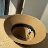 New French Straw Hat Women's Summer Seaside Sun Hat Beach Vacation Basin Hat Shade