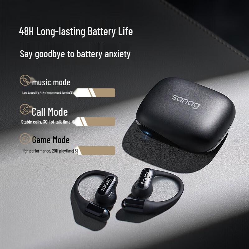 SANAG G6S Bone Conduction Sports Bluetooth Headphones