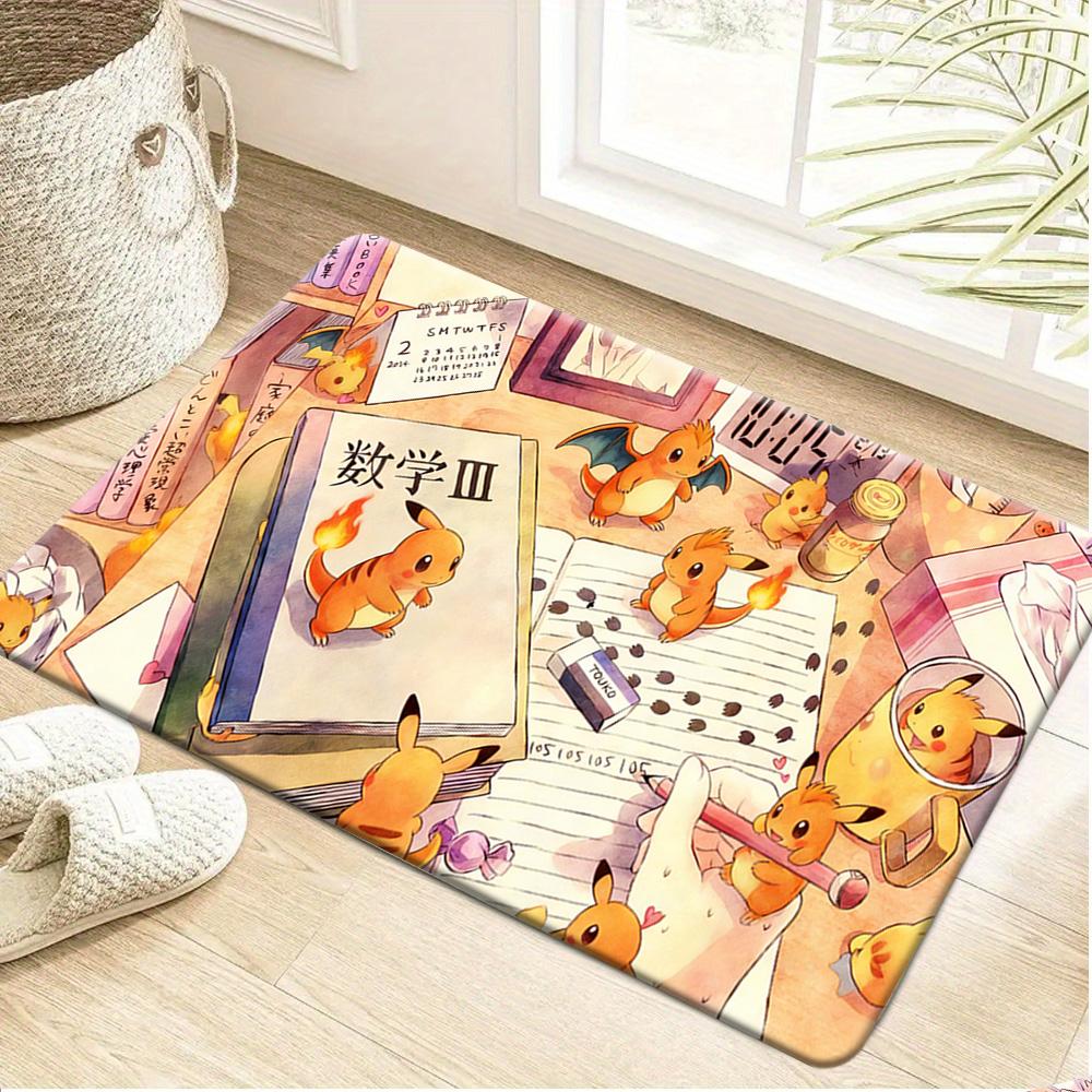 

Pokemon Snorlax and Jigglypuff Sleeping Print Non-slip Doormat, Soft Absorbent Floor Rug for Home Decor 40cm x 60cm