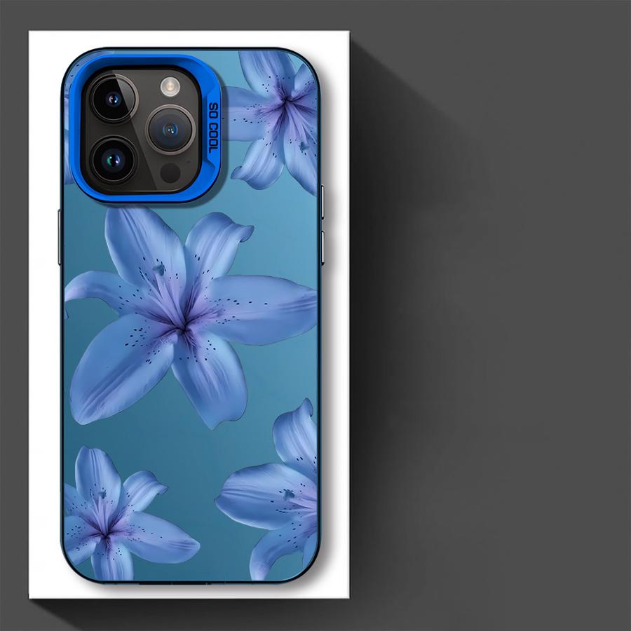 Cartoon Flower Pattern Phone Cover Case for iPhone 17 Pro Max 16 13 12 Pro 14 Plus 15 Air 11