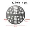 8 9 12 Inch Perforated hole cold round Pizza Pan Nonstick Baking bread cake Oven Crispy Bottom Pizza Making Thickened tray