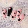 1pc, Irregular Five-pointed Star Sweet Cool Trendy Nail Stickers, Suitable for Women and S DIY Manicure, Wedding