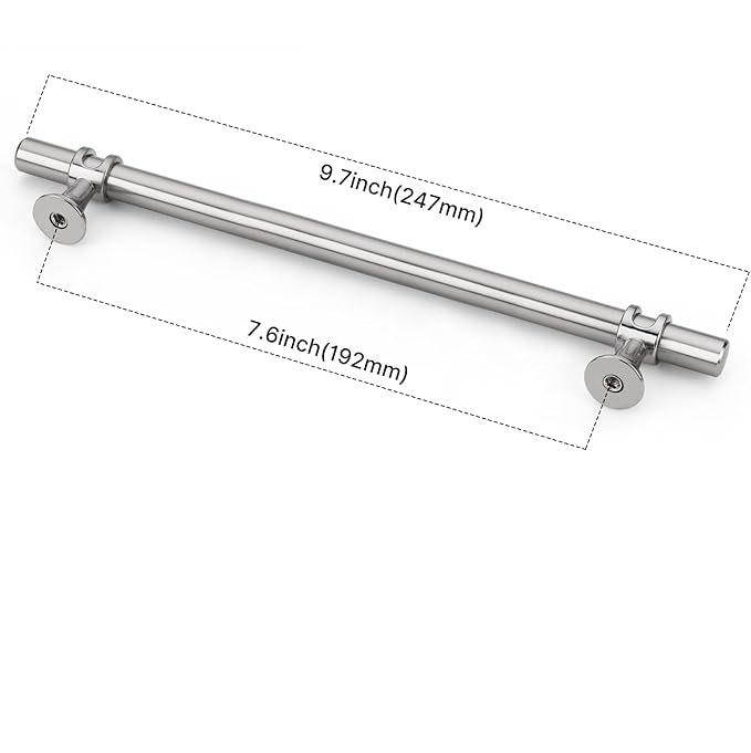 6pack Stainless Steel Cabinet Pulls Kitchen Cabinet Handles Kitchen Cabinet Knobs Silver Cabinet Pulls Cabinet Hardware T Bar