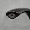 Black free-standing washbasin tap LEXIE FUMAR 1