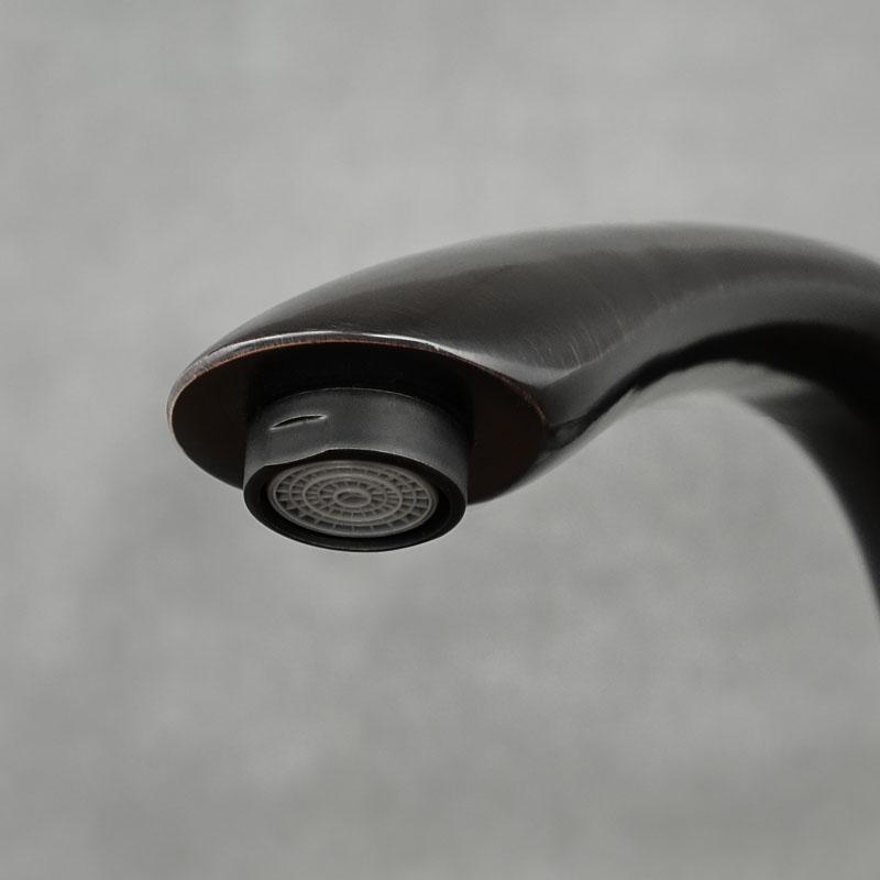 Black free-standing washbasin tap LEXIE FUMAR 1