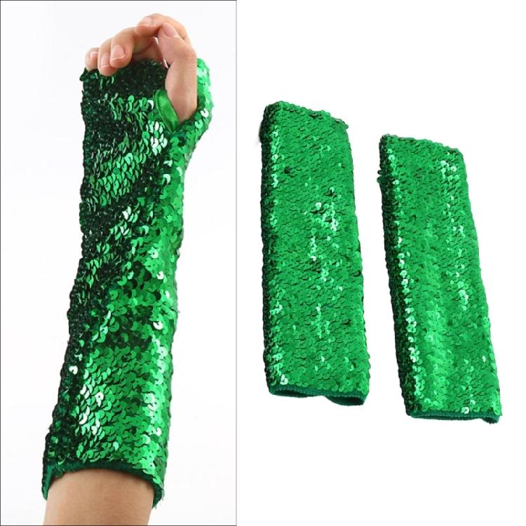 Elegant Glittering Sequins Arm Covers Elastic Arm Sleeves For Carnivals Party And Music Festival Dressingup Props