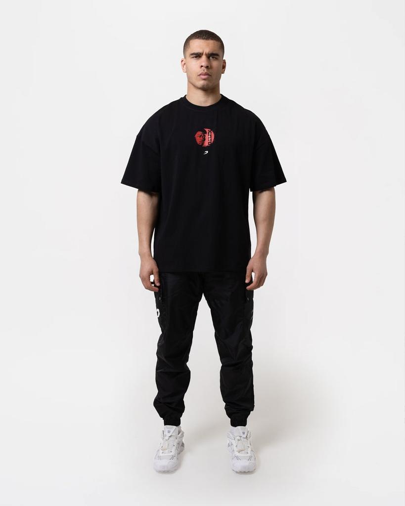 BOXRAW Nakatani The Day Oversized T-Shirt Junto-Fnts [Black]