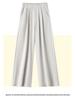 Urban Tencel Acetate Wool Elastic-Waist Wide-Leg Pants - Lazy Style