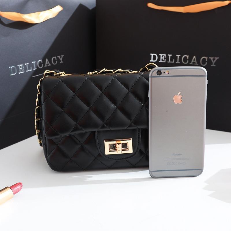 Vară nouă modă geantă de umăr cu diamante casual versatilă cu lanț crossbody geantă pătrată mică geantă de damă