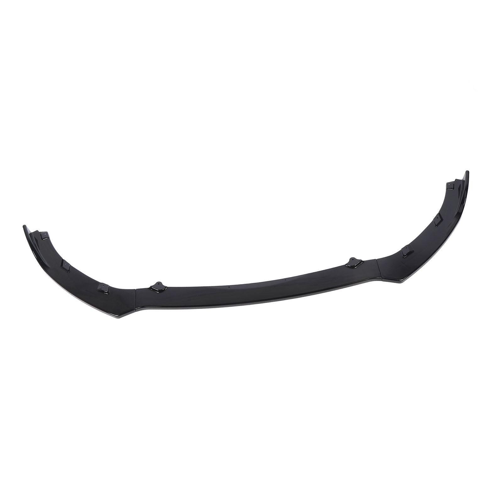 Aerodynamic Gloss Black Front Bumper Lip