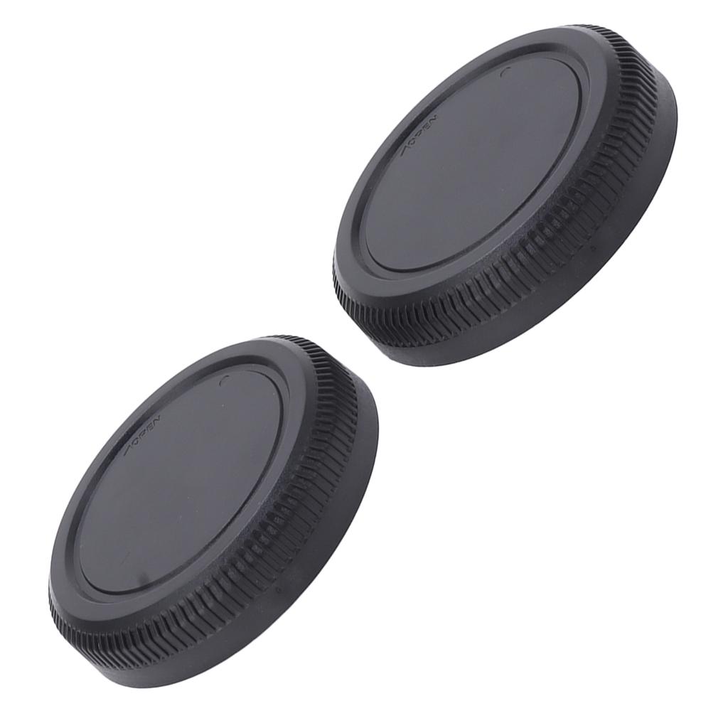 2PCS Lens Rear Caps ABS Plastic Snap On Lens Back Cover Replacement for GFX Series SLR Cameras