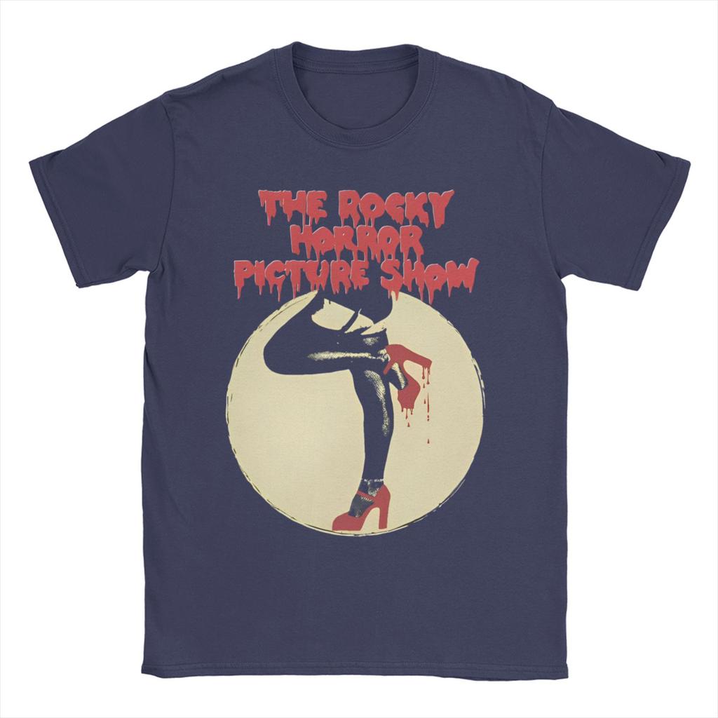 Men T-Shirts The Rocky Horror Show Vintage Pure Cotton Tees Short Sleeve Picture Show T Shirts Crewneck Clothing New Arrival