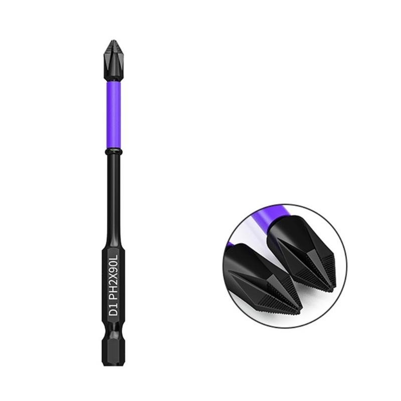 10/20Pcs PH2 Magnetic Batch Head Cross Screwdriver Hardness Impact Drill Bit For Electric Screwdrivers Hand Drills