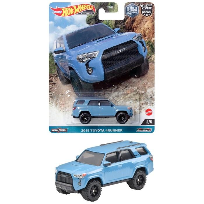 Hot Wheels Car Culture Off-Road - 2018 Toyota 4Runner - Blue 1/64