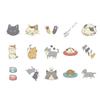 Cat Flake 95 Stickers Extras Large Cute Sticker Cat Illustrations Za-Bi Stickers, Stickers, + / Capacity, Realistic, Schedule, Planner, Album, Deco,