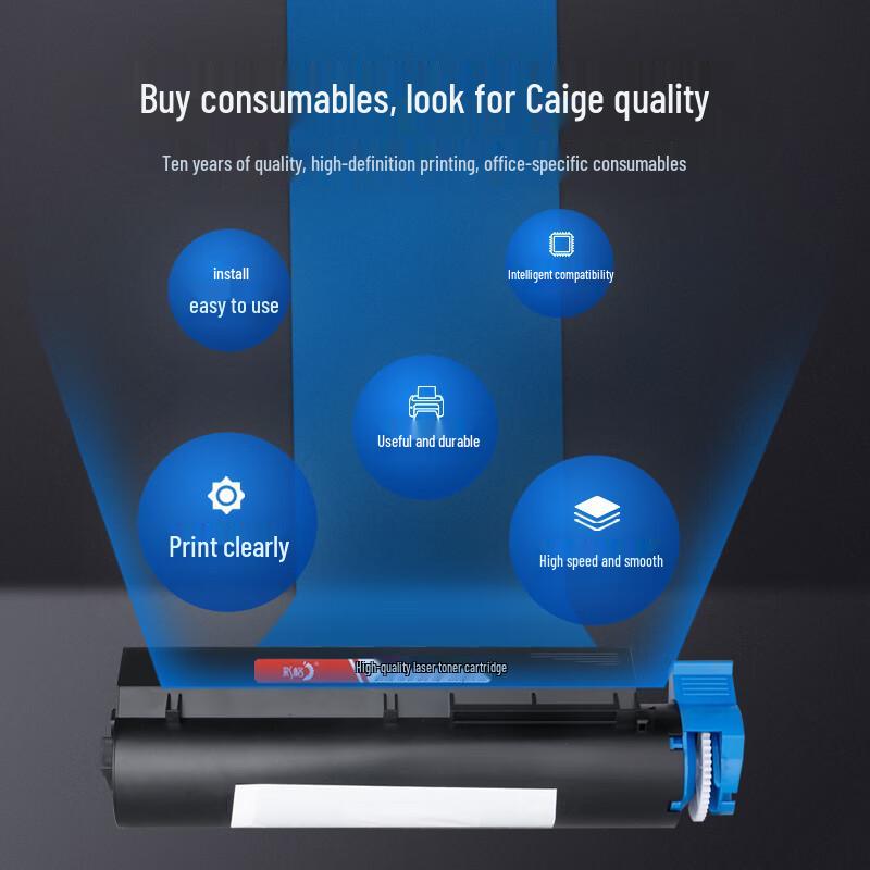 ColorGrid Compatible Black Toner Cartridge for OKI B412dn Series