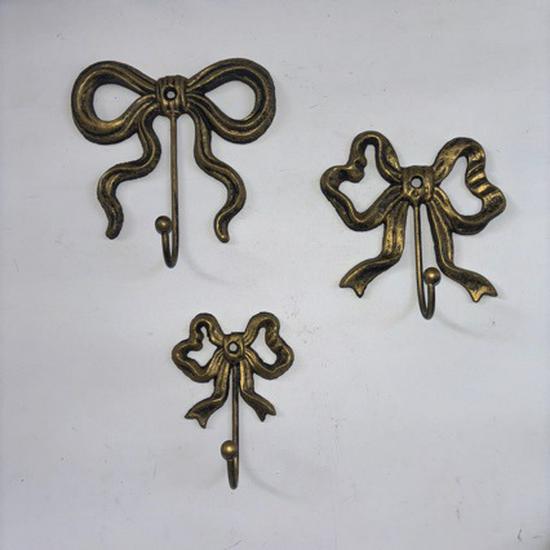 Cast Iron Bow Wall Hook Yes