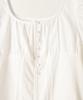 Tudument Polka Dot Puff Sleeve Blouse White