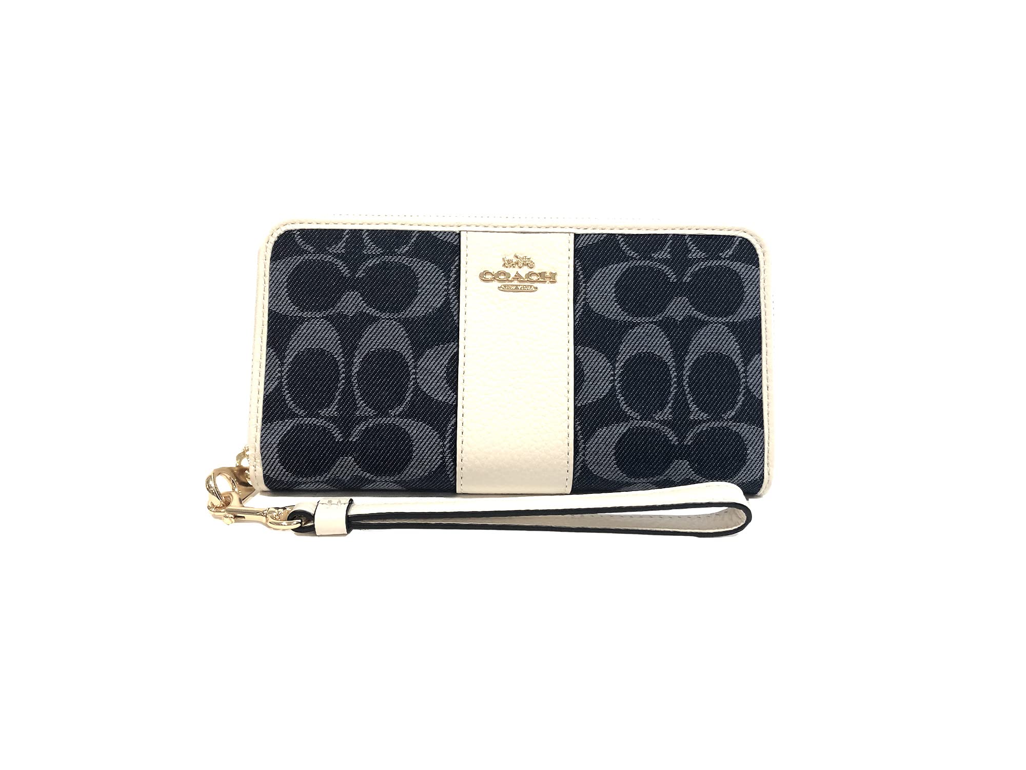 

Coach Accordian Zip Phone Wallet Wristlet US L Size