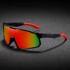 Lunettes de soleil coupe-vent pour cyclisme d'extérieur avec verres miroir
