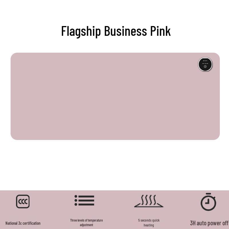 Heated Extra-Large Mouse Pad with Hand Warmer - Office & Student Desk Accessory