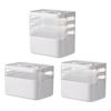 Multilayer Medicines Organizers Box With Clear Lid Large Capacity Portable Storage For Household Emergency Use HX6C