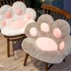 New Cat Paw Shape Chair Cushion Cozy Mini Sofa Floor Cushion Multi-Function Anti Slip Integrated Seat Pillow for Living Room