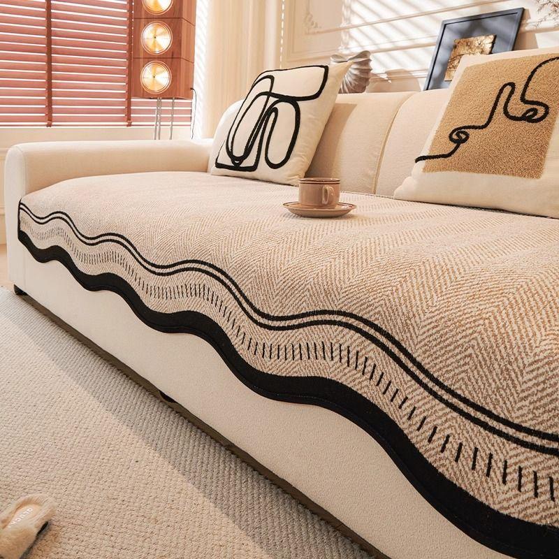 Advanced Alien Sofa Cover Chenier Four Seasons Universal Sofa Mat Fixed Anti Slip Multi-purpose Mat Living Room Bed Mat