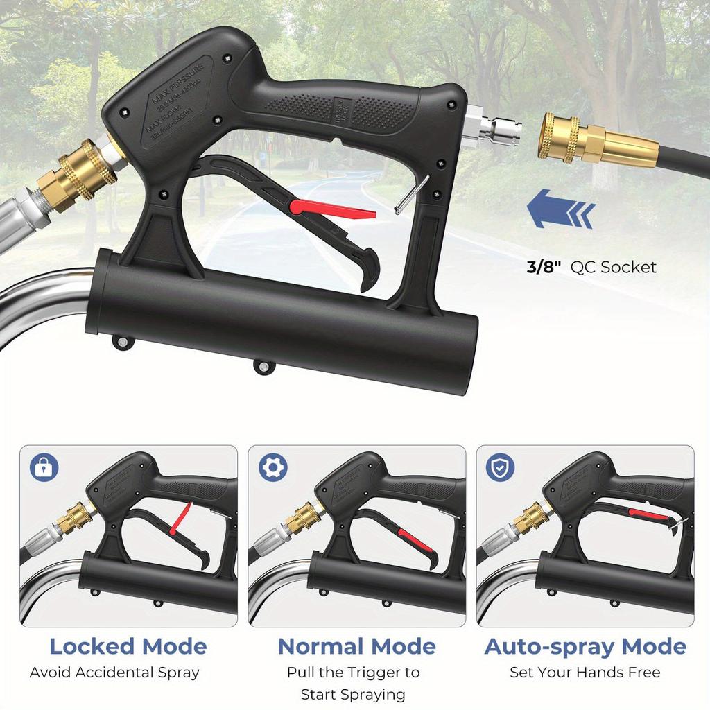 20" Pressure Washer Surface Cleaner Stainless Steel Power Cleaner Attachment