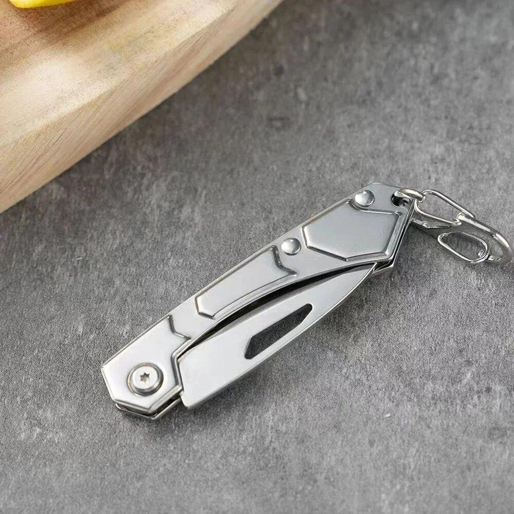 Stainless Steel Folding Knife Outdoor Survival Knife Portable Pocket Knife Fruit Knife For Hunting Camping Foldable Knives