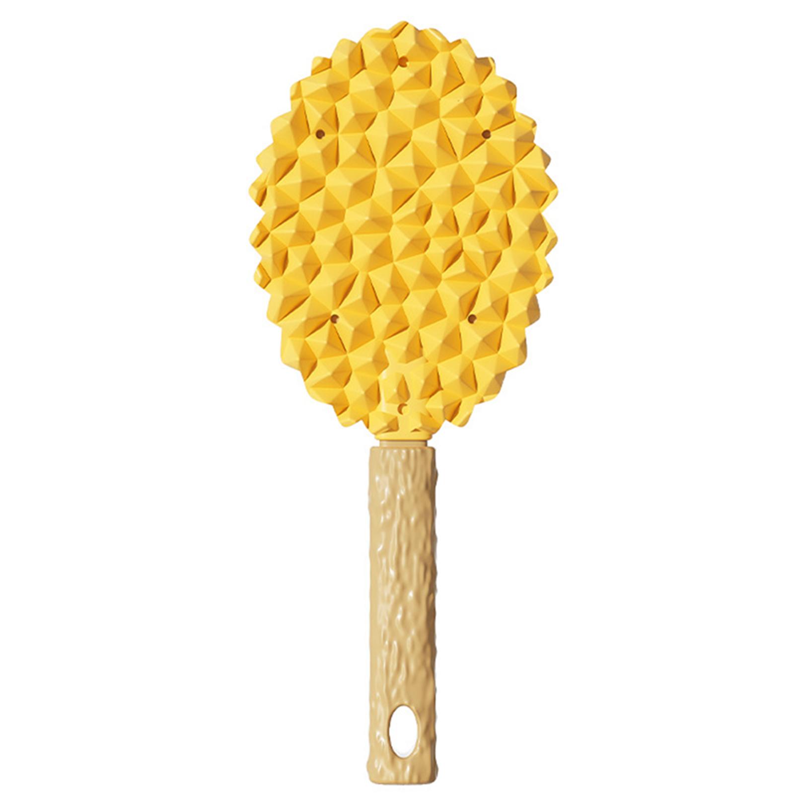 Durian-Style Cat Grooming Massage Brush Durian Cat Brush for Shedding Ergonomic Non-Slip Handle Soft Massage Comb As Shown зелёный